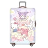 sanriou valise chariot boîte étui de voyage capot anti poussière fermeture éclair dessin animé mignon hello kitty ma mélodie boîte d'embarquement capot anti poussière