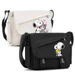 Snoopy sacs à main Sac à bandoulière grande capacité sacs à bandoulière pour adolescent filles hommes Harajuku Sac de messager étudiant sacs d&rsquo;école Sac