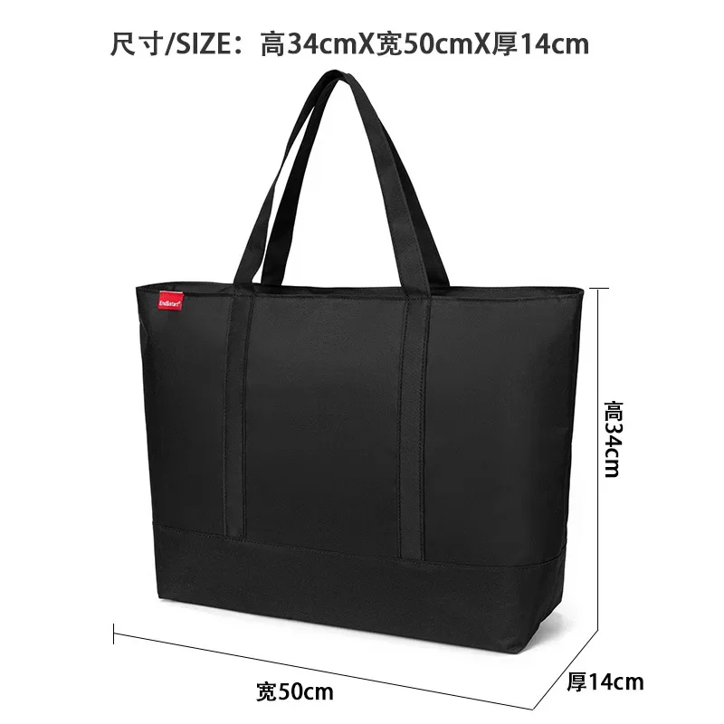 sac à main japonais en tissu oxford pour hommes, fourre tout à la mode, sacs à bandoulière de luxe de styliste, grand étudiant noir décontracté, 2024