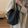 sac à main de grande capacité pour femme, sac à bandoulière décontracté polyvalent, mode minimaliste, initié, e27