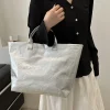 grand sac fourre tout classique avec poche intérieure pour hommes et femmes, sac cartable pour documents solides, voyage et shopping