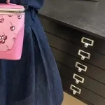 Petit sac carré Chic en PU avec Design cerise, sac à bandoulière tendance pour femmes, sac à main de banlieue sophistiqué