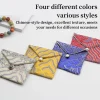 sac de rangement carré compact pour bijoux, sac de gril portable, cadeau délicat, poudres, bouton de perles de bouddha, exquis