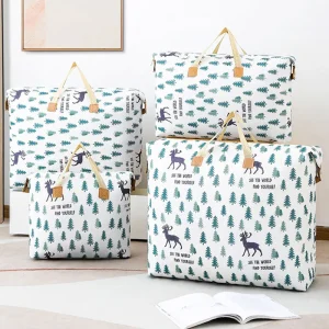 Sac de Rangement pour Couette de Grande Capacité Imperméable et Étanche à l&rsquo;Humidité, Emballage