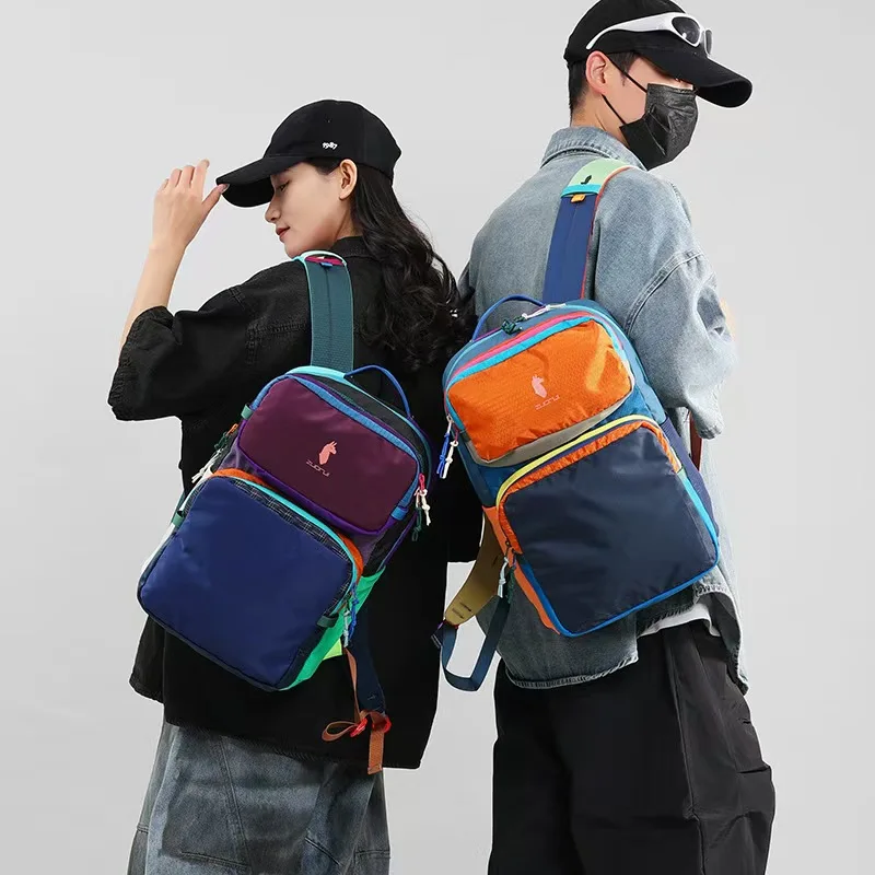 2025 sac à dos dopamine robot alpaca 16l, sac à dos de randonnée en nylon, sac d'école de voyage léger avec sangles respirantes