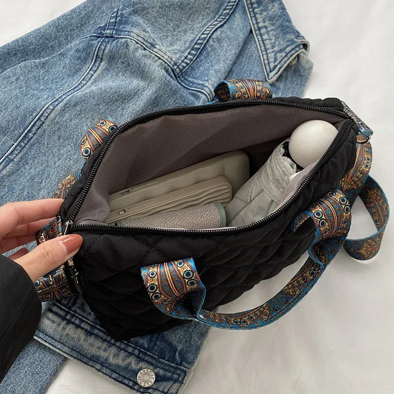 grands sacs à main fourre tout pour femmes, design de luxe, sacs à bandoulière de marque de styliste, sac décontracté matelassé rembourré pour femmes