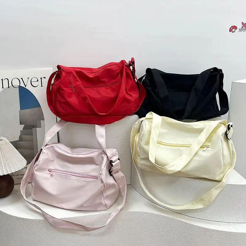 fourre tout unisexe tendance : léger, couleur unie ; idéal pour le sport et les voyages ; sac à bandoulière polyvalent cadeau d'anniversaire parfait