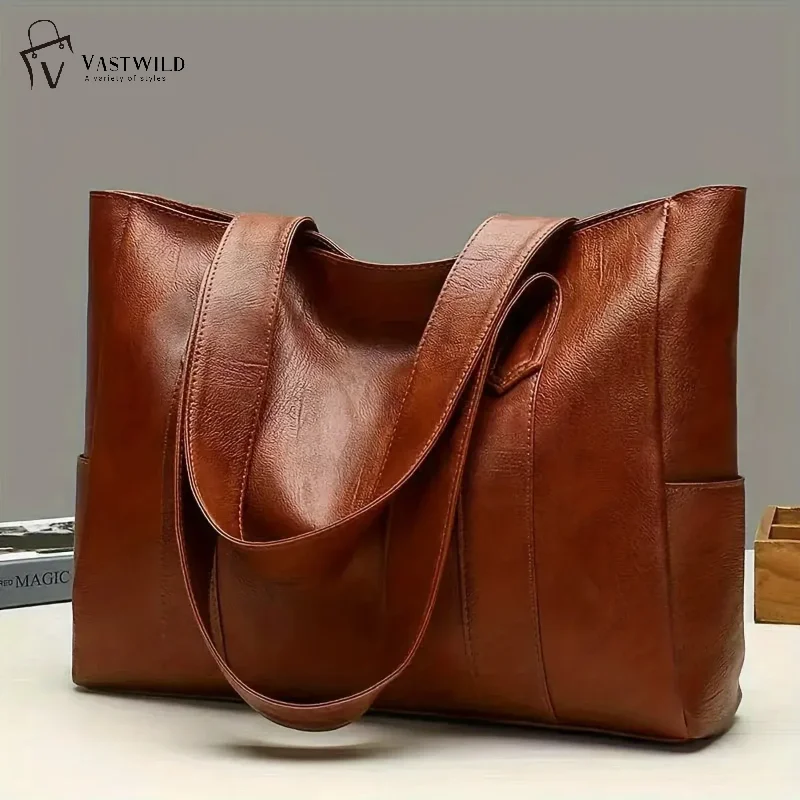 Sac fourre-tout Vintage de grande capacité, sac à bandoulière rétro végétalien, sac à main décontracté pour femmes, sac à main de transport, Shopping