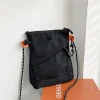 petit sac carré de sport pour hommes et femmes, nouvelle tendance 2025, petit sac messager frais en toile pour étudiants