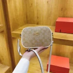 Petit sac carré de style classique – Sac d&rsquo;affaires polyvalent imprimé rétro avec bandoulière et grande capacité