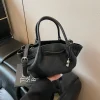 petits sacs seau d'été tendance pour femmes, sac à bandoulière simple en cuir pu, sacs à main et bourses délicats, nouvelle collection 2025