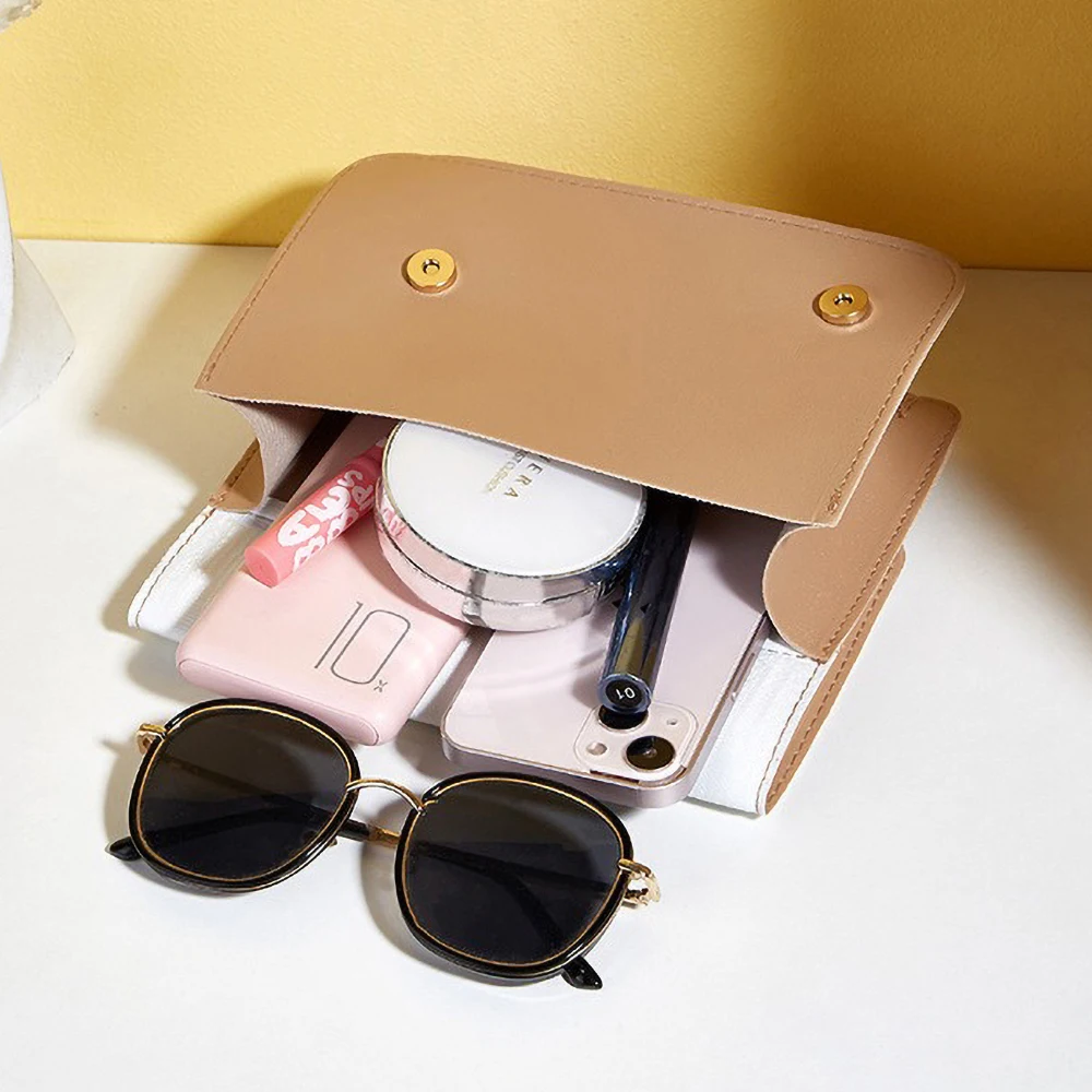 sac carré brodé tendance – sac à main à motif diamant avec sangle en chaîne et fermeture magnétique