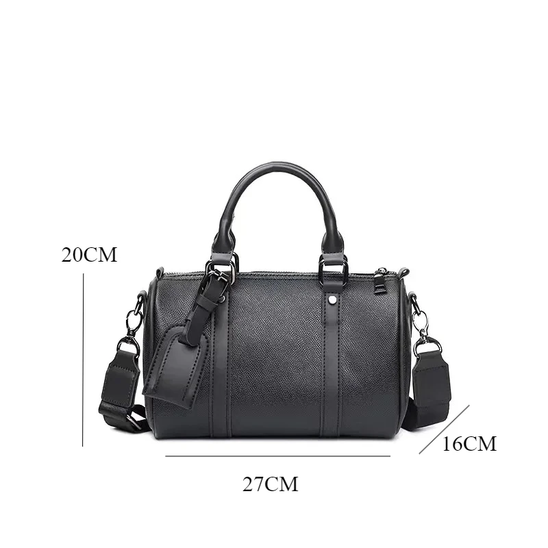 sac à bandoulière de luxe pour hommes, nouveau design de mode, sacs crossbdoy en cuir pu souple, sac à bandoulière en forme de baril
