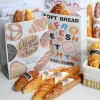mini jeu de nourriture miniature en résine, mignon, maison de poupée, sac à pain baguette pour accessoires de poupée, cadeau de noël pour fille, 1/6