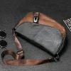 petits cartables rétro tendance pour hommes, sacs à bandoulière polyvalents pour les déplacements, nouveaux sacs de facteur à la mode pour garçons cool