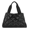 sac à main hobo matelassé pour femmes, grande capacité, sac à poignée supérieure, doux, couleur unie, portable, en coton, pour filles, hiver