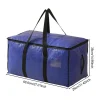 grand sac de rangement pour couette, bac de rangement transparent avec couvercle, poignées renforcées, fourre tout de rangement pliable et étanche pour emballage de vêtements