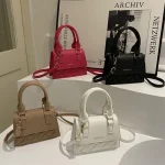 Petit sac carré pour femmes, sac à bandoulière à la mode