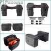sacoche de style club pour harley sportster dyna softail café racer moto sac de rangement de bagages latéral arrière paquet d'outils de selle de moto