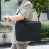 sac pour ordinateur portable de grande capacité, étui de protection antichoc pour ordinateur portable 15.6 17 pouces, sangle de transport pour lenovo/hp/dell/asus/samsung