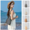 sac à main tissé bohème tendance pour femme, sac à main ajouré fait à la main, design exquis, sac à main de plage d'été, saison d'été