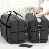 sac de rangement pour vêtements épais, sac de rangement pour couette à double fermeture éclair de grande capacité, sac d'emballage mobile réutilisable anti poussière