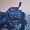 sac latéral de moto en cuir pu, benelli 502c, 502 c