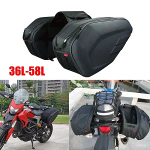 Sac de dégager de moto multifonctionnel double face, sac de voyage et d&rsquo;équitation, sac de casque, capot latéral