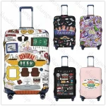 Housse de protection élastique pour bagages, série télévisée Friends, Moments emblématiques, combinaison à fermeture éclair pour sac de 18 à 32 pouces, housses de valise, chariot de voyage