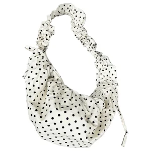 Sac Hobo nuage pour femmes, sac à bandoulière de grande capacité à pois, petit fourre-tout Vintage assorti pour les voyages en plein air Sac Hobo nuage pour femmes, sac à bandoulière de grande capacité à pois, petit fourre-tout Vintage assorti pour les voyages en plein air