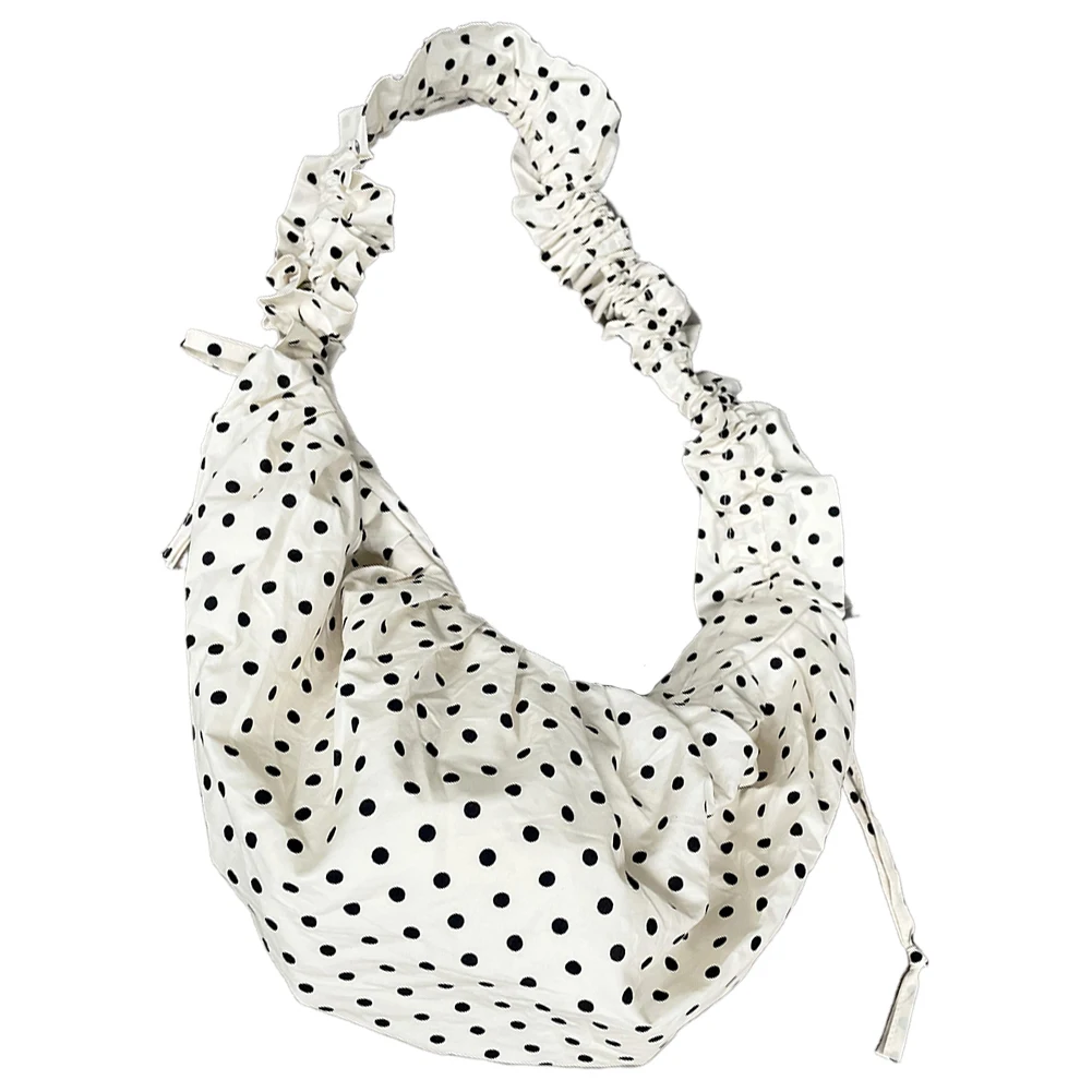 Sac Hobo nuage pour femmes, sac à bandoulière de grande capacité à pois, petit fourre-tout Vintage assorti pour les voyages en plein air