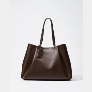 Sac fourre-tout, sac fourre-tout à poignée à la mode, sac à bandoulière simple de couleur unie, sac à main pour femme au design luxueux, pour un usage quotidien décontracté