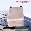 housse transparente applicable pour bagages essentiels rimowa, housse transparente 21/26/30 pouces, housse de protection pour valise rimowa salsa