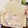 ballet fille a une grande appétit itabag japonais bidimension simple épaule bandoulière sac de marchandises cadeau pour les amis