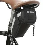 B SOUL – sac de selle de vélo 1L, petit rangement noir, pochette arrière pour siège de cyclisme, Kit d&rsquo;accessoires, outil réfléchissant, accessoires de cyclisme