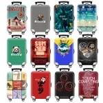 Housse de protection pour bagages en tissu extensible, étui anti-poussière pour bagages, adapté aux valises de 18 à 32 pouces, organisateur de voyage