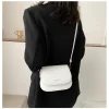 chimmatéridle sac à bandoulière en cuir pu pour femme, sac messager à rabat, sacs à main simples et solides, sacs à main à la mode, poudres