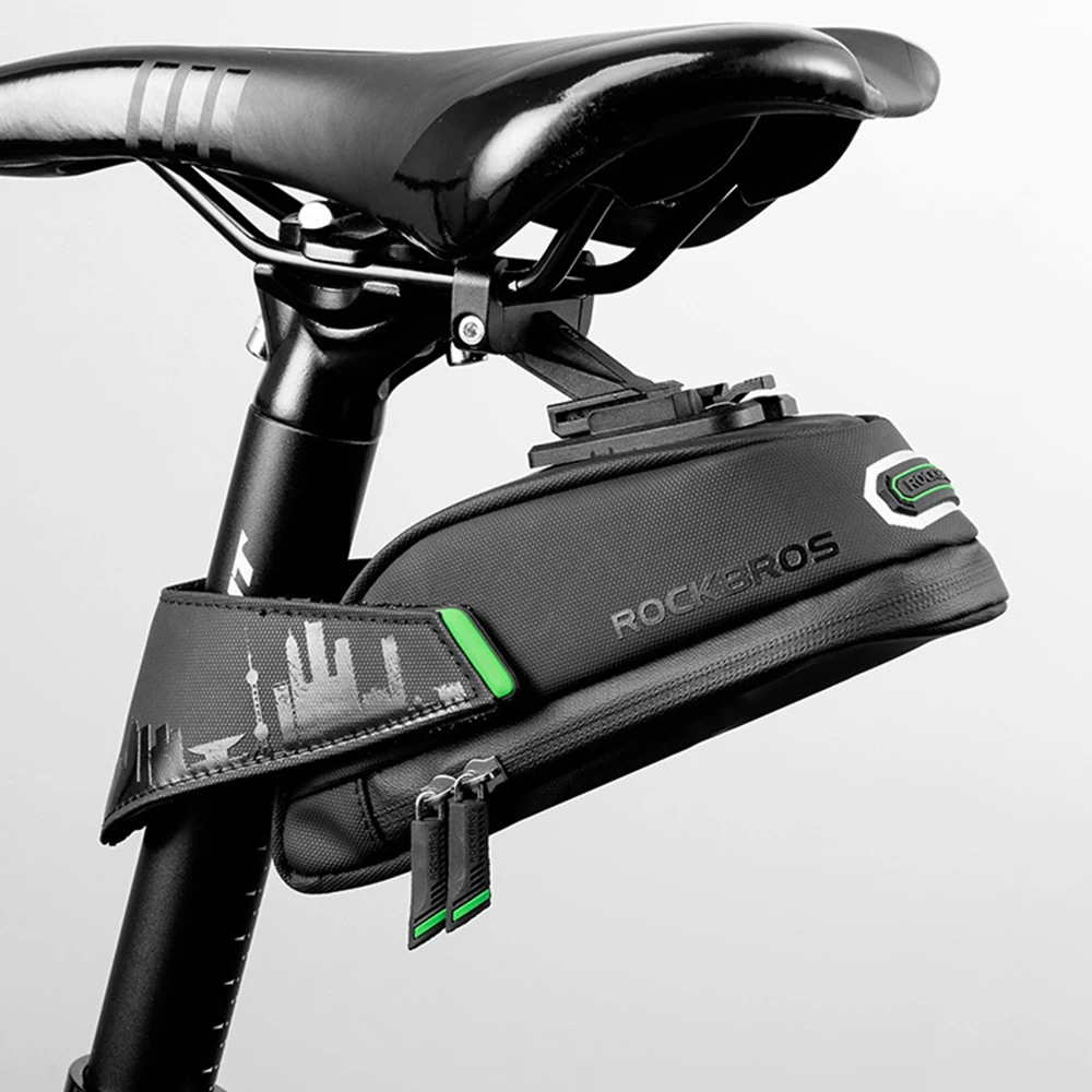 sac de vélo, sac arrière, vélo de route de montagne, sac de siège arrière, coussin de siège de cyclisme, poteau, sac de selle à dégagement rapide