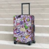 housse de protection élastique pour bagages, série télévisée friends, moments emblématiques, combinaison à fermeture éclair pour sac de 18 à 32 pouces, housses de valise, chariot de voyage