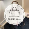 Petit sac à bandoulière carré pour femmes, sac seau polyvalent tendance, sac à main couleur bloquée