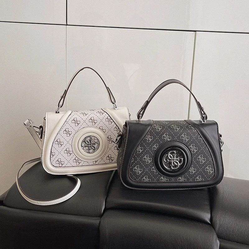 sac à bandoulière en cuir de styliste chic, sac à main vintage minimaliste pour femmes, sacoche élégante, fourre tout de banlieue de grande capacité