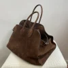 sac fourre tout pour femmes, nouveau design de niche haut de gamme, sac à bandoulière de grande capacité, sac à main de banlieue rétro, automne et hiver