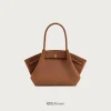 sac fourre tout en daim haut de gamme pour femmes, sac de banlieue de grande capacité, sac à bandoulière boulettes, sac à main polyvalent à la mode, nouvelle collection 2025
