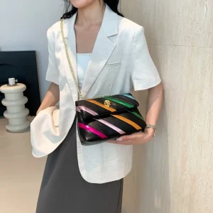 Sac messager design pour femmes, sac à bandoulière en cuir, sacs à main de marque de luxe avec un célèbre designer