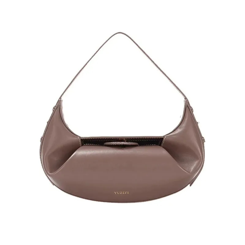 sac à biscuits de luxe porte bonheur, niche haut de gamme, sac à main loaf rétro mode, sac à main en cuir avec anneau magnétique pour femmes