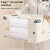 sac de rangement de couette multifonctionnel, anti poussière, résistant à l'humidité, sac de rangement de vêtements de grande capacité, sac d'organisation pour le déménagement de la maison