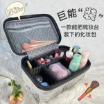 Sac à cosmétiques pour bagages à main de 16 pouces, trousse de toilette légère et étanche de grande capacité, trousse à cosmétiques