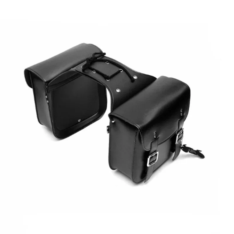 1 paire de sacoches de moto universelles, pochette à outils latérale, sacs de rangement de bagages, sacs de selle, sac de siège arrière