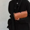 sac à bandoulière baguette en cuir véritable pour femmes, sac à main sous les bras, petit sac carré, nouvelle mode
