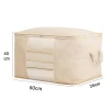 sac de rangement pour couettes et vêtements, grande capacité de charge, structure solide, couverture polyvalente